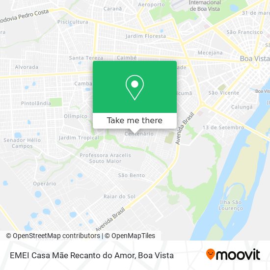 EMEI Casa Mãe Recanto do Amor map