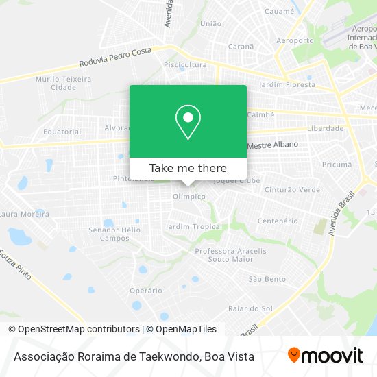 Mapa Associação Roraima de Taekwondo