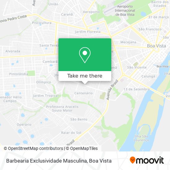 Barbearia Exclusividade Masculina map