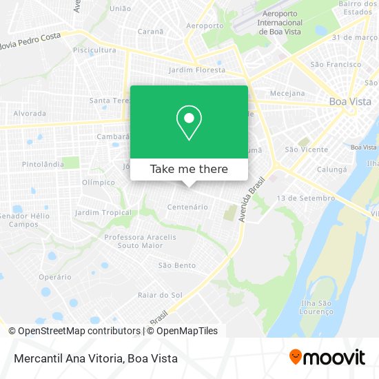 Mercantil Ana Vitoria map