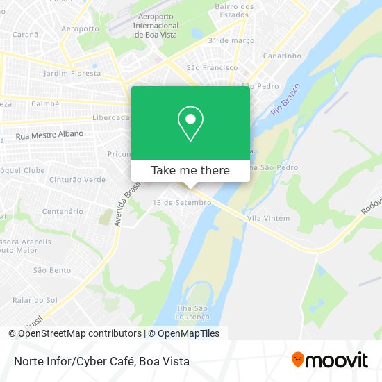 Norte Infor/Cyber Café map