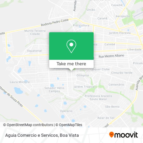 Aguia Comercio e Servicos map