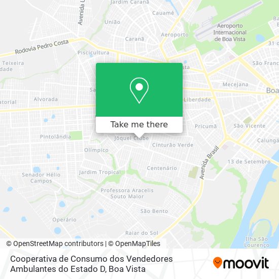 Cooperativa de Consumo dos Vendedores Ambulantes do Estado D map