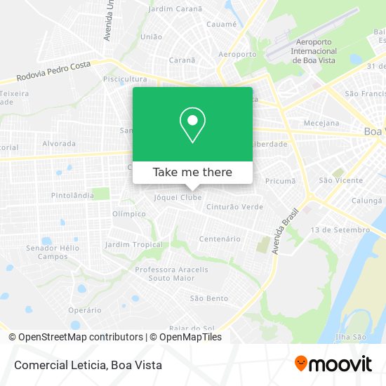 Comercial Leticia map