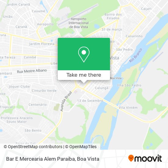 Bar E Mercearia Alem Paraiba map