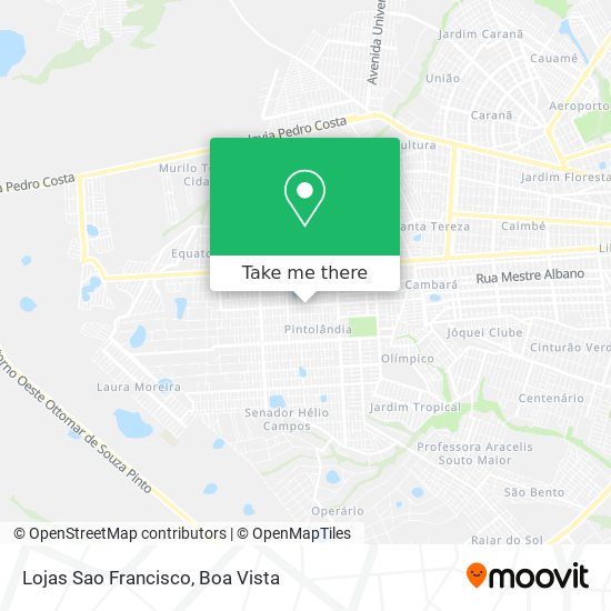 Mapa Lojas Sao Francisco