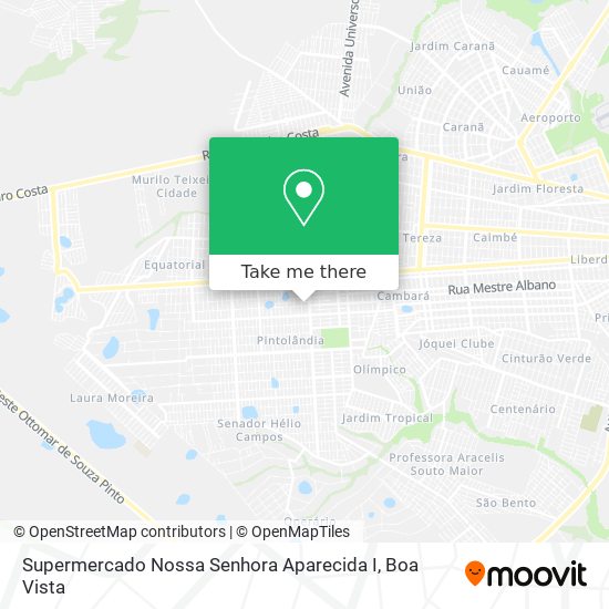 Mapa Supermercado Nossa Senhora Aparecida I