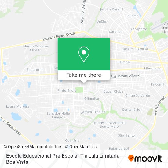 Escola Educacional Pre-Escolar Tia Lulu Limitada map