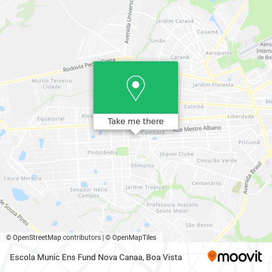 Mapa Escola Munic Ens Fund Nova Canaa