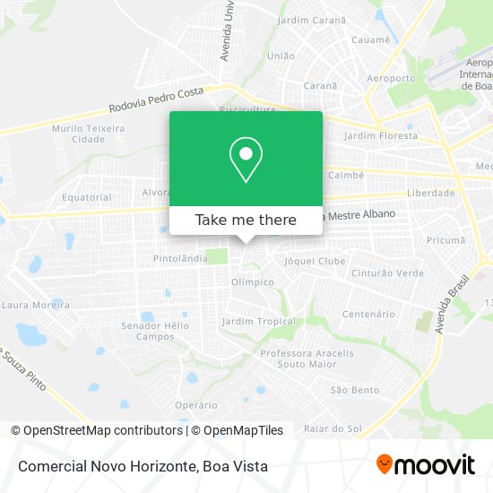 Comercial Novo Horizonte map