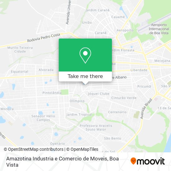 Mapa Amazotina Industria e Comercio de Moveis