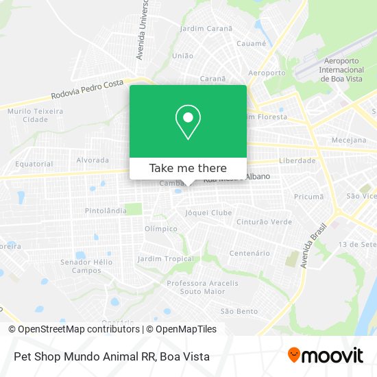 Pet Shop Mundo Animal RR map