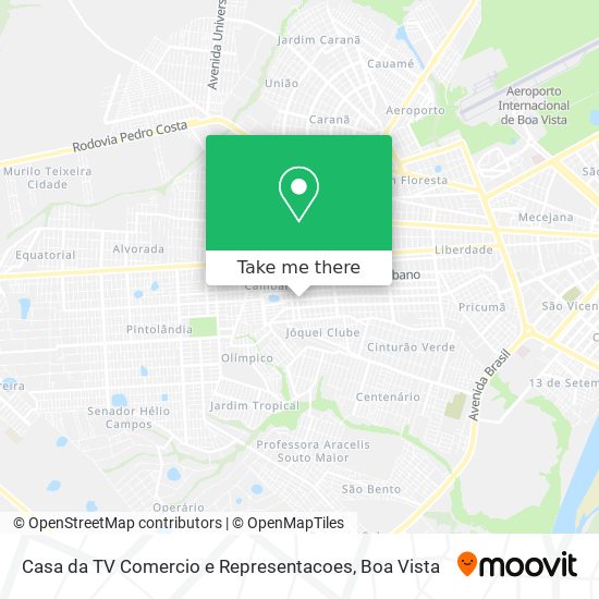 Casa da TV Comercio e Representacoes map