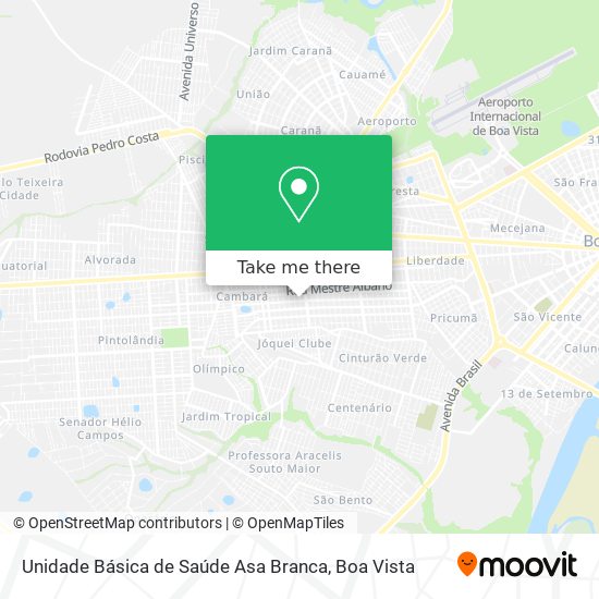 Unidade Básica de Saúde Asa Branca map