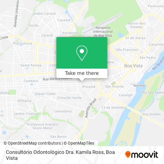 Consultório Odontológico Dra. Kamila Ross map