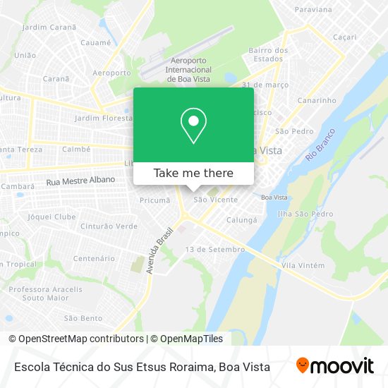 Escola Técnica do Sus Etsus Roraima map