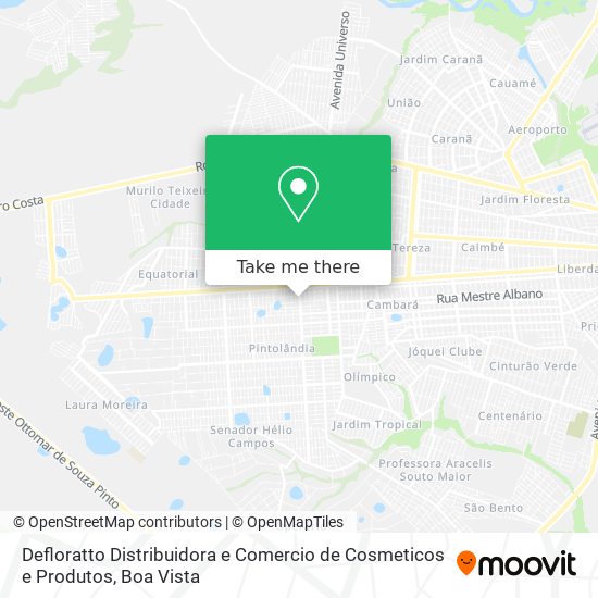 Defloratto Distribuidora e Comercio de Cosmeticos e Produtos map