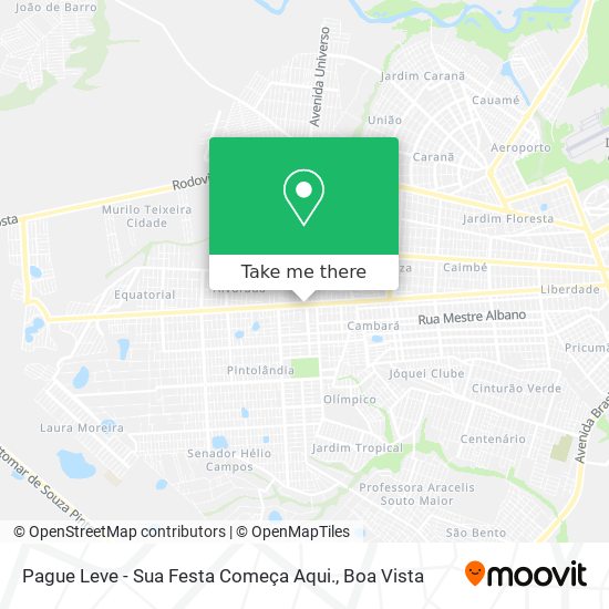 Pague Leve - Sua Festa Começa Aqui. map