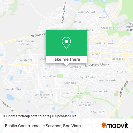 Mapa Basilio Construcoes e Servicos