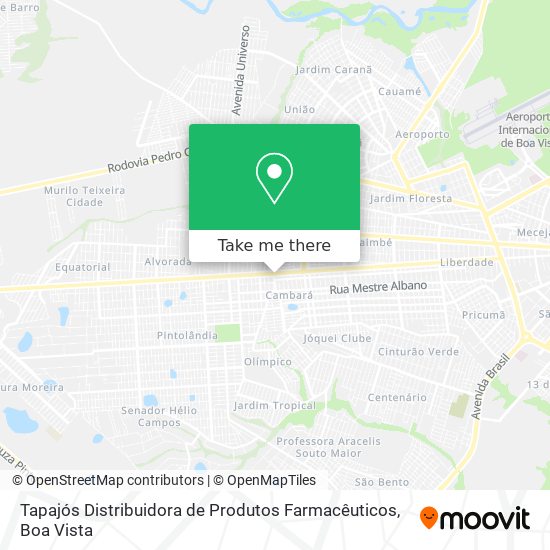 Mapa Tapajós Distribuidora de Produtos Farmacêuticos