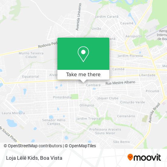 Mapa Loja Lêlê Kids