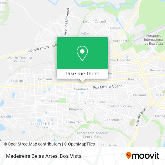 Madeireira Belas Artes map