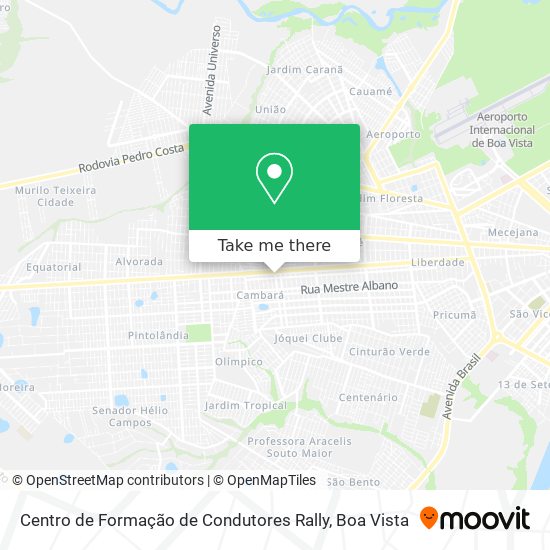 Centro de Formação de Condutores Rally map