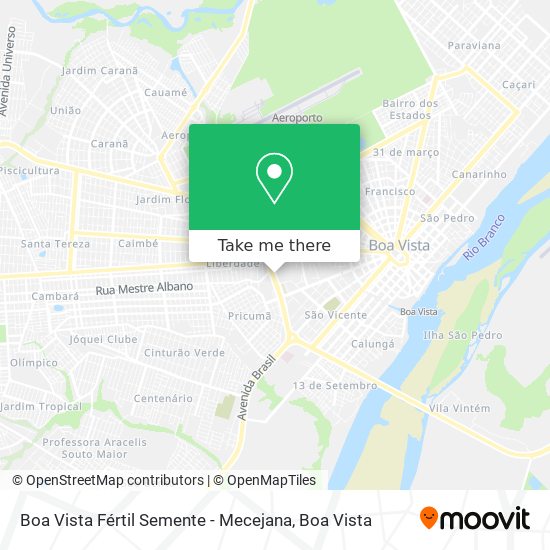Boa Vista Fértil Semente - Mecejana map