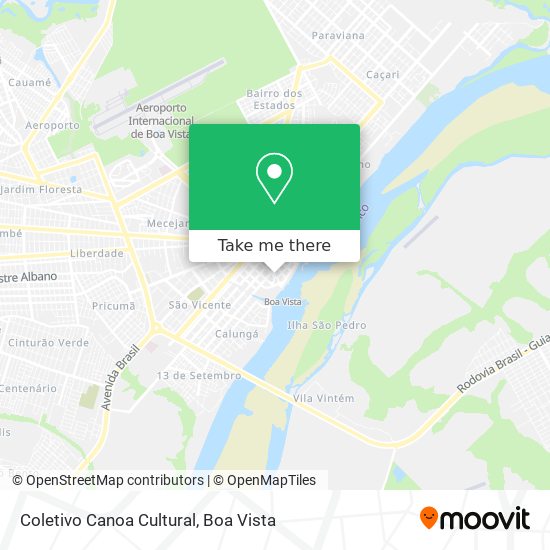 Coletivo Canoa Cultural map