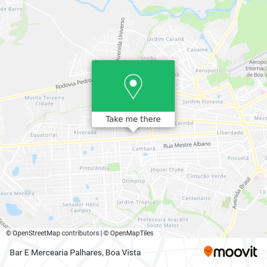 Bar E Mercearia Palhares map