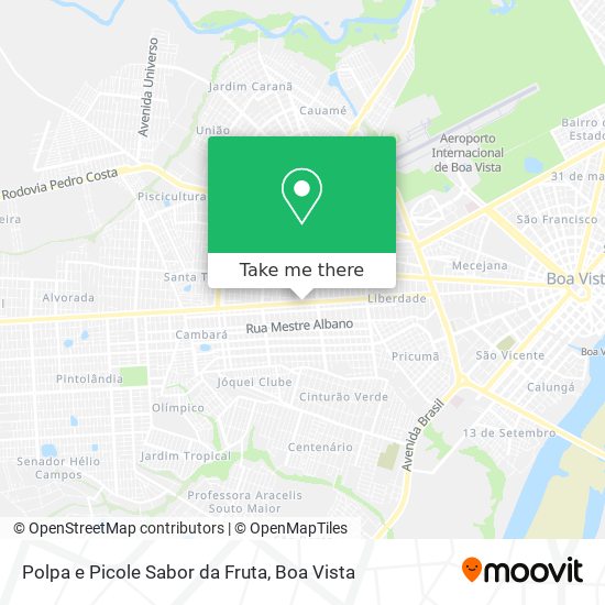 Polpa e Picole Sabor da Fruta map