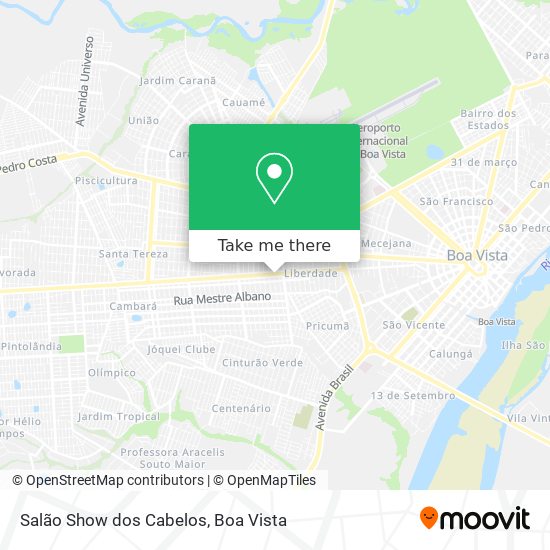 Salão Show dos Cabelos map
