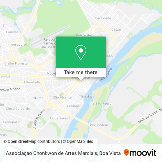 Associaçao Chonkwon de Artes Marciais map