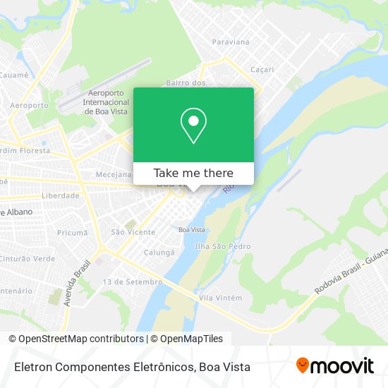 Eletron Componentes Eletrônicos map