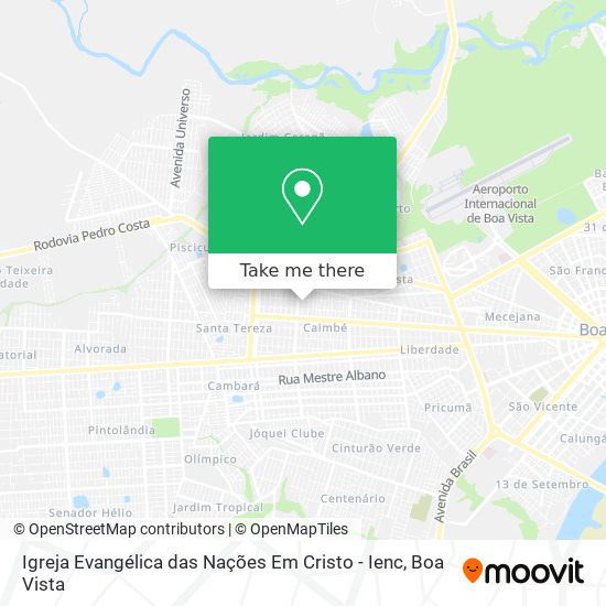 Igreja Evangélica das Nações Em Cristo - Ienc map