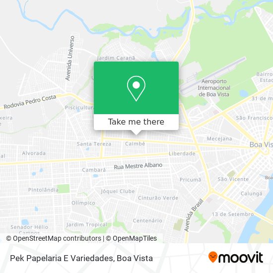 Pek Papelaria E Variedades map