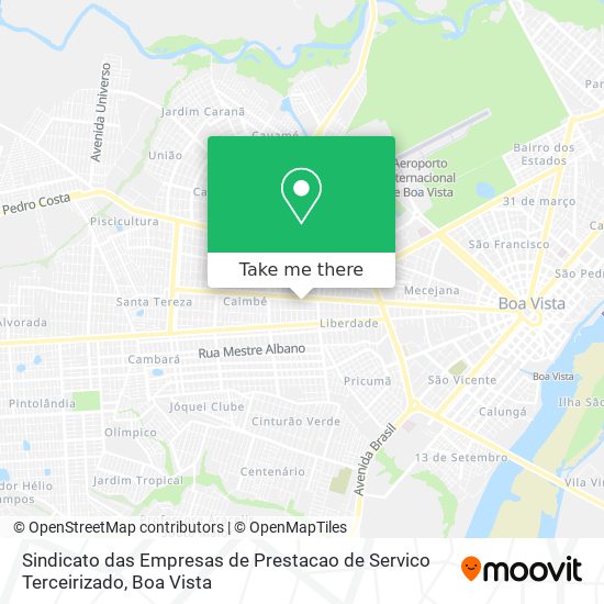 Mapa Sindicato das Empresas de Prestacao de Servico Terceirizado