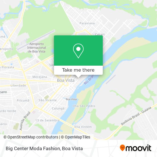 Big Center Moda Fashion map