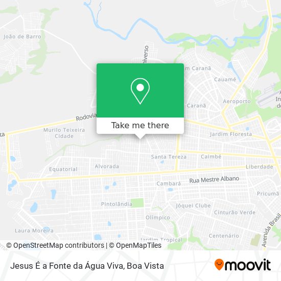 Mapa Jesus É a Fonte da Água Viva