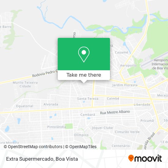 Extra Supermercado map