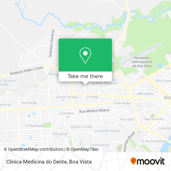 Clinica Medicina do Dente map