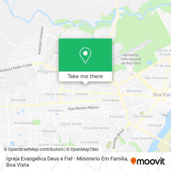 Igreja Evangelica Deus e Fiel - Ministerio Em Familia map