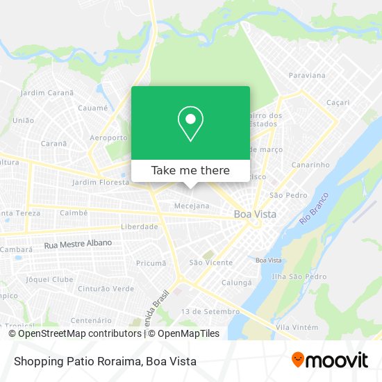 Shopping Patio Roraima map