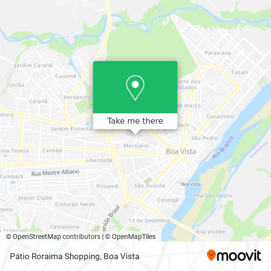 Mapa Pátio Roraima Shopping