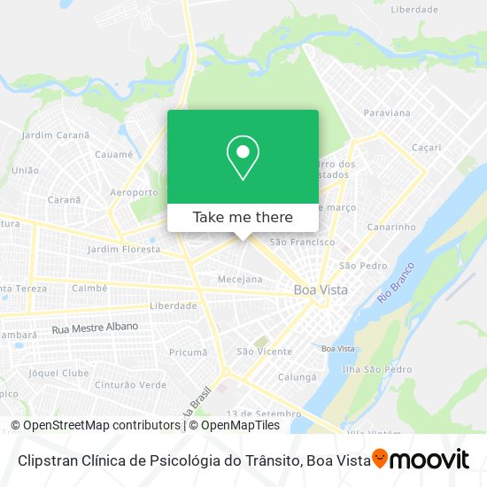 Clipstran Clínica de Psicológia do Trânsito map