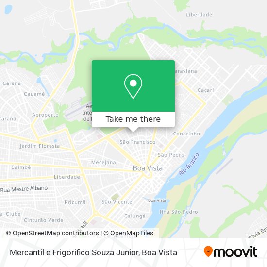 Mercantil e Frigorifico Souza Junior map