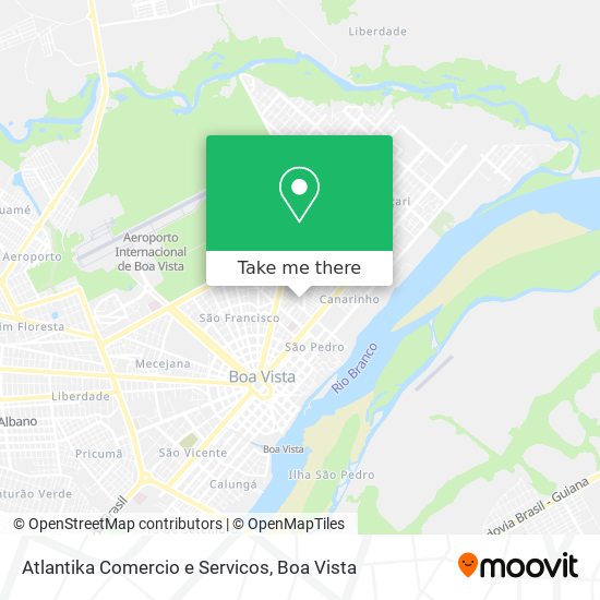 Atlantika Comercio e Servicos map