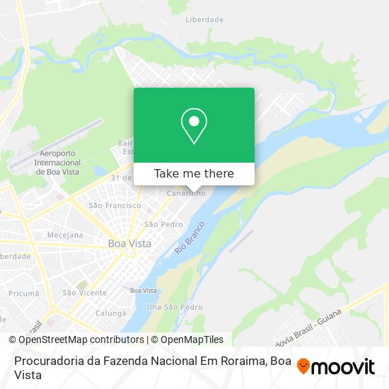 Procuradoria da Fazenda Nacional Em Roraima map