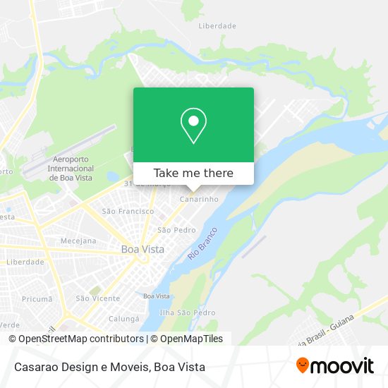 Mapa Casarao Design e Moveis