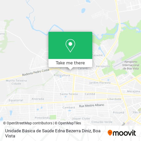 Unidade Básica de Saúde Edna Bezerra Diniz map